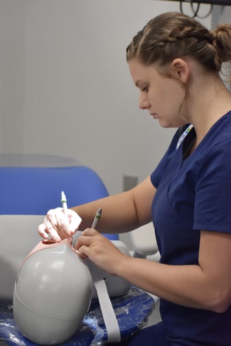 Dental Hygiene Student Working | Dental Hygiene Program | 2-Year Community College | Hocking College